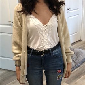 Urban outfitters cream sweater